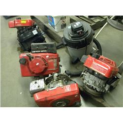 SHOP VAC & 5 HONDA LAWN MOWER MOTORS