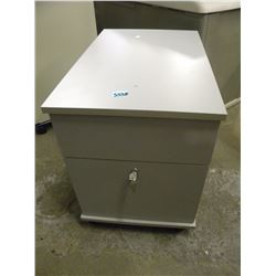 GREY SINGLE DRAWER FILE CABINET