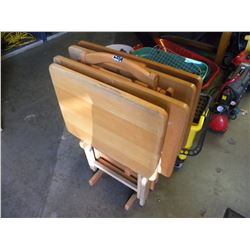 TV TRAY SET