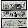 Image 1 : Dan Barry - Original Comic Strip Art for Flash Gordon Dailies, Group of 3 (King Features Syndicat