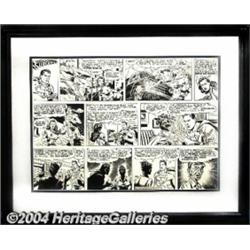 Wayne Boring - Original Comic Strip Art for Superman Sunday dated 9-17-50 (McClure, 1950).