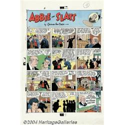 Raeburn Van Buren - Abbie an' Slats Newspaper Comic Strip Proofs Group (United Features Syndicate