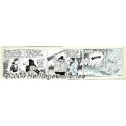 Billy DeBeck - Original Comic Strip Art for Barney Google Daily dated 11-2-34 (King Features Synd