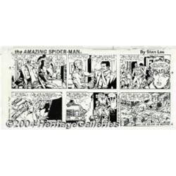 Floro Dery - Original Comic Strip Art for Amazing Spider-Man Sunday Group (Marvel/Register and Tr