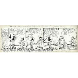 Bud Fisher - Original Comic Strip Daily Art for Mutt and Jeff (Bell Syndicate, 1925).