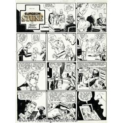 Richard Martin Fletcher - Original Comic Strip Art for Surgeon Stone Group (Chicago Tribune, 1949