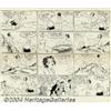 Image 1 : Paul Fung - Original Comic Strip Art for Dumb Dora (Newspaper Feature Syndicate, 1931).