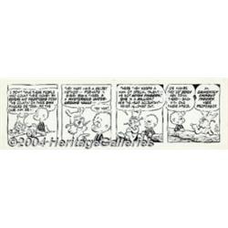 Walt Kelly - Original Art Daily Comic Strip Art for Pogo (Hall Syndicate, 1965).