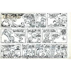 Walt Kelly - Original Comic Strip Art for Pogo Sunday dated 5-16-65 (Hall Syndicate, 1965).