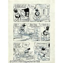 Walt Kelly - Original Art Panel Page for Pogo Sunday Parade "Sufferin' on the Steppes" page 5 (Si