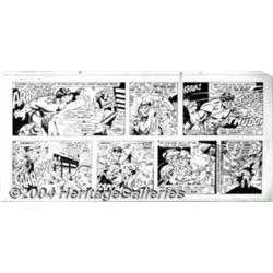 Larry Lieber - Original Comic Strip Art for The Hulk, Group of 5 Sundays (Tribune Syndicate, 1980