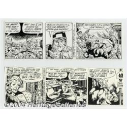 Larry Lieber and Dan Barry - Original Comic Strip Art for Spider-Man Daily Strip, Group of 25 (Ki