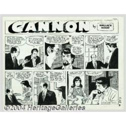 Wally Wood - Original Comic Strip Art for Cannon (1972).
