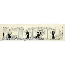 Chic Young - Original Comic Strip Art for Blondie Daily (11-14-33).