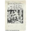 Image 1 : Al Avison - Original Cover Art for Speed Comics #30 (Harvey, 1944).