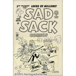 George Baker - Original Cover Art for Sad Sack #2 (Harvey, 1949).