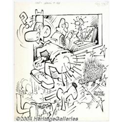 George Baker - Original Cover Art for Sad Sack Comics #164 (Harvey, 1965).