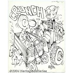 George Baker - Original Cover Art for Harvey Comics Hits #88 (Harvey, 1965).