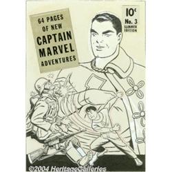 C.C. Beck - Original Cover Art for Captain Marvel Adventures #2 (Fawcett, 1941).