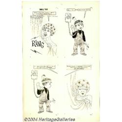 Dave Berg - Original Art for Mad's Dave Berg Looks at People, pages 19-22 (Signet, 1966).