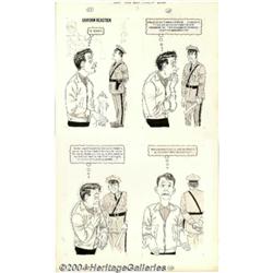 Dave Berg - Original Art for Mad's Dave Berg Looks at People, pages 112-115 (Signet, 1966).