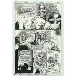 Simon Bisley - Original Art for Lobo Paramilitary Christmas Special #1, page 11 (DC, 1991).