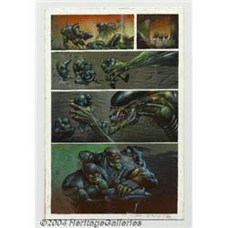 Simon Bisley - Original Art for Dark Horse Presents: Aliens #1 "Reapers" (1992).