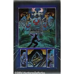 Simon Bisley - Original Painted Comic Art page (circa, 1996).