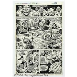 Frank Brunner and Ernie Chan - Original Art for Marvel Premiere #9, page 26 (Marvel, 1973).
