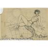 Image 1 : Raeburn Van Buren - Original Pin Up Art, "Southern Exposure" (Unpublished, 1939).