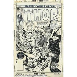 John Buscema and Joe Sinnott - Original Cover Art for Thor #263 (Marvel, 1972).
