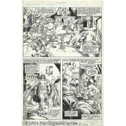 John Buscema and Rudy Nebres - Original Art for Savage Sword of Conan # 53, page 7 (Marvel, 1980)