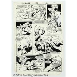 John Buscema - Original Art for Conan the Barbarian #173, pages 14 and 19 (Marvel, 1984).