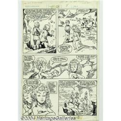 John Buscema and Marie Severin - Original Art for Weirdworld, page 6 (Marvel, 1982).