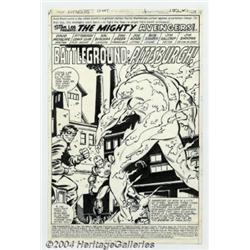 Sal Buscema and Dan Green - Original Art for The Avengers #193, page 1 (Marvel, 1980).