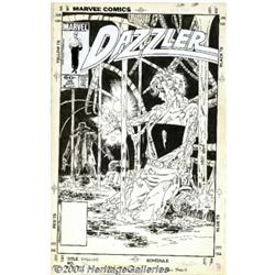 John Byrne - Original Cover Art for Dazzler #36 (Marvel, 1984).