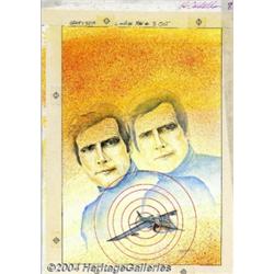 Hector Castellon - Original Cover Art for The Six Million Dollar Man #3 (Charlton, 1976).