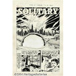 Joe Certa - Original Art for Thrills of Tomorrow #17, Complete 5-page Story, "Solitary" (Harvey,1