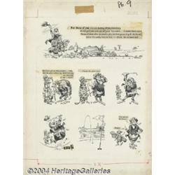 Jack Davis - Original Panel Page Art for Humbug #7, page 9 (Humbug Publications, circa 1958).