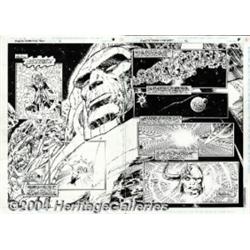 Alan Davis and Mark Farmer - Original Art for Showcase '95 #12, pages 8 and 9 (DC, 1995).