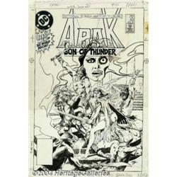 Tony DeZuniga - Original Cover Art for Arak, Son of Thunder #43 (DC, 1985).