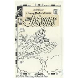 Ray Dirgo - Original Cover Art for The Jetsons #15 (Charlton, 1972).