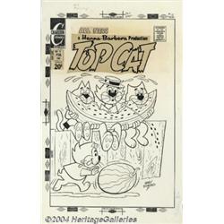 Ray Dirgo - Original Cover Art for Top Cat #15 (Charlton, 1973).