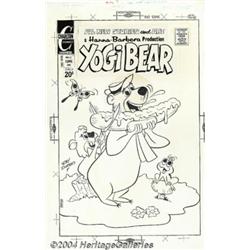 Ray Dirgo - Original Cover Art for Yogi Bear #12 (Charlton, 1971).