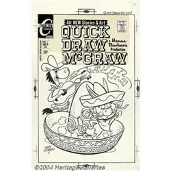 Ray Dirgo - Original Cover Art for Quick Draw McGraw #5 (Charlton, 1970s).