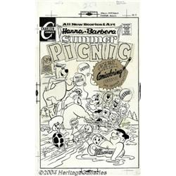 Ray Dirgo - Original Cover Art for Summer Picnic #3 (Charlton, 1970s).