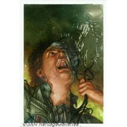 Dave Dorman - Original Art for Aliens: Tribes (Dark Horse, 1992).