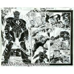 Kieron Dwyer and Hilary Barta - Original Art for Superman: The Dark Side #1, pages 24 and 25 (DC,