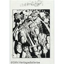 Kevin Eastman and Simon Bisley - Original Art for Bodycount (Image, 1996), pages 2 and 3.