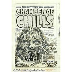 Lee Elias - Original Cover Art for Chamber of Chills #10 (Harvey, 1952).